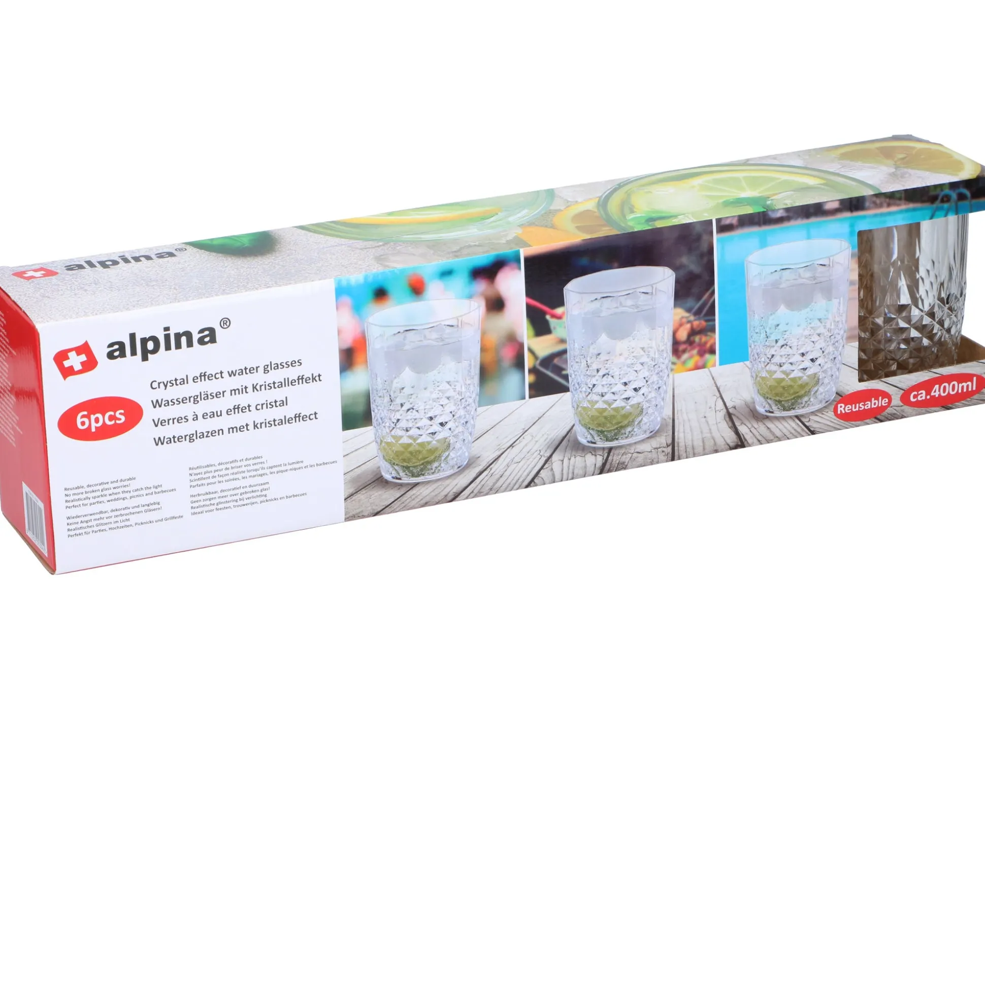 Glas 400ml 6st