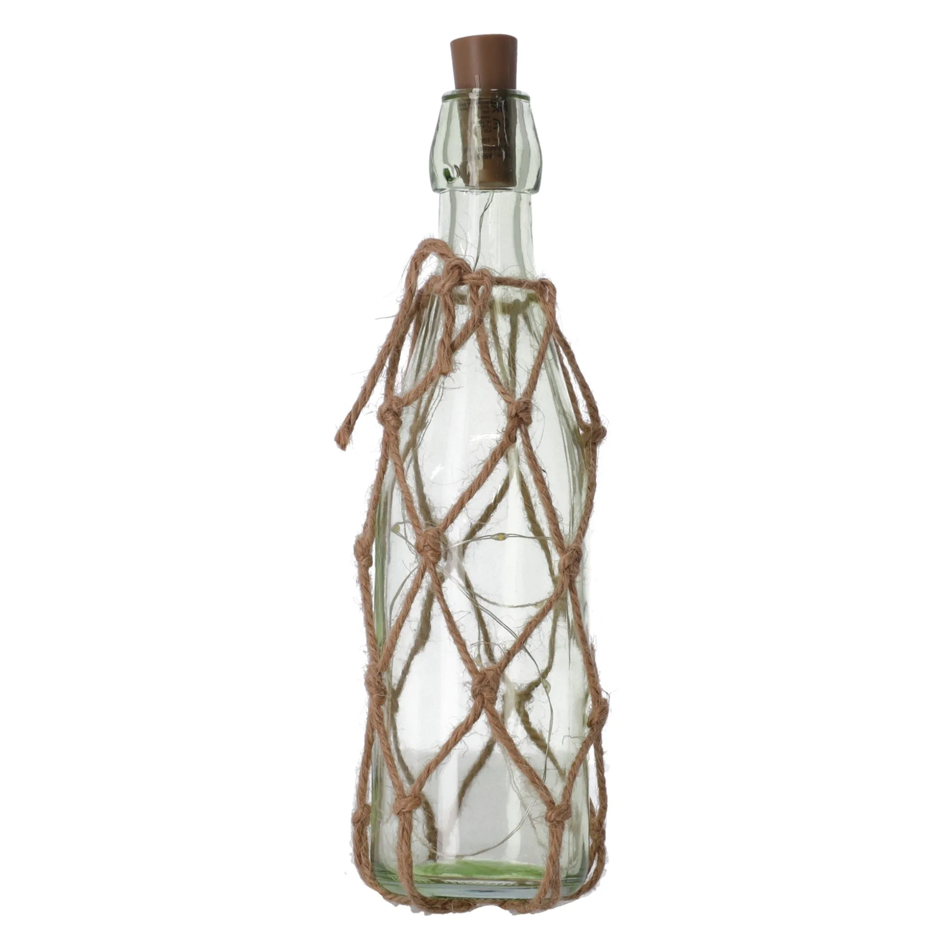 Glazen LED-fles 28 cm
