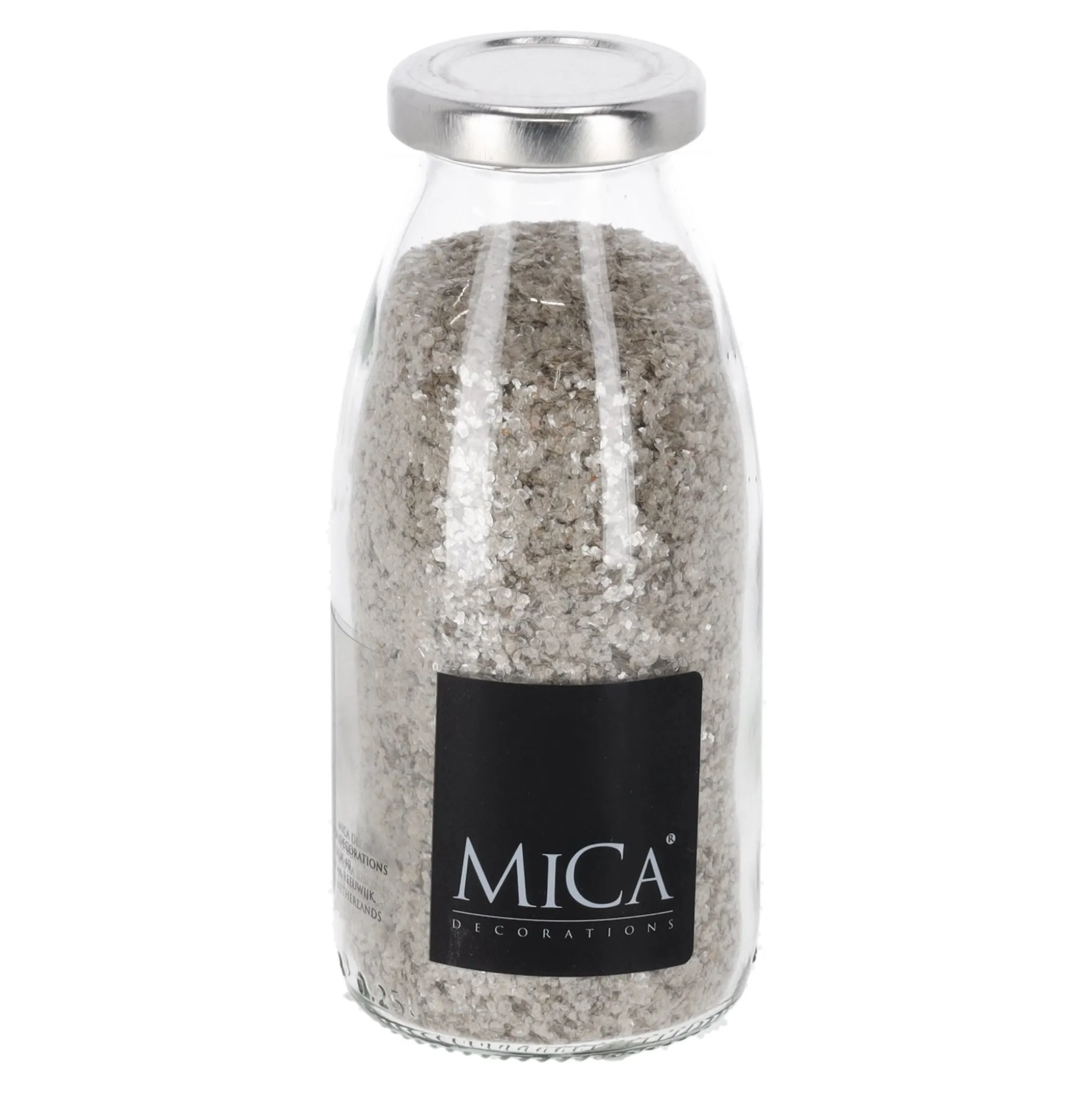Glimmersteentjes 3-4mm 250ml zilver