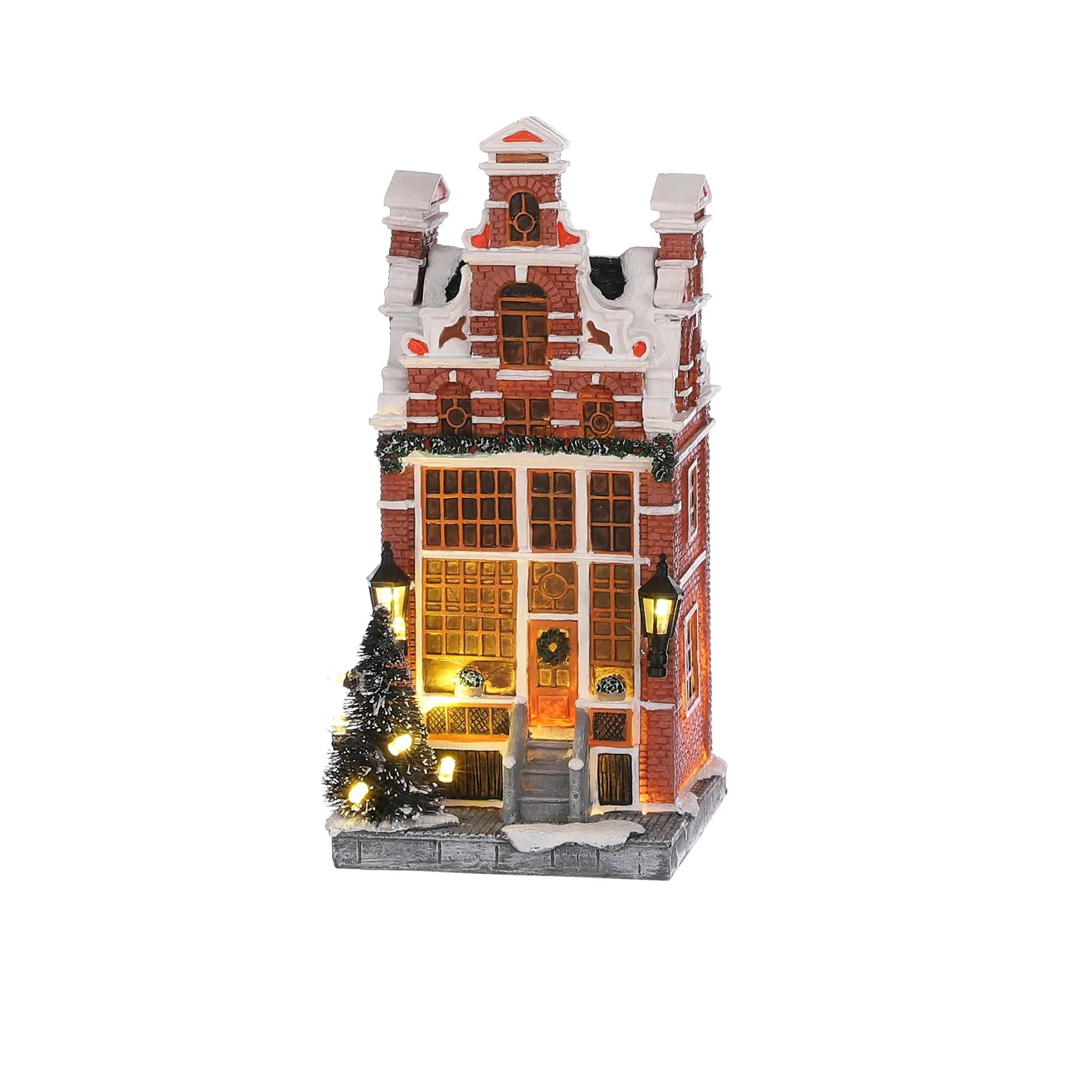 Grachthuis winkel 8x9x18cm