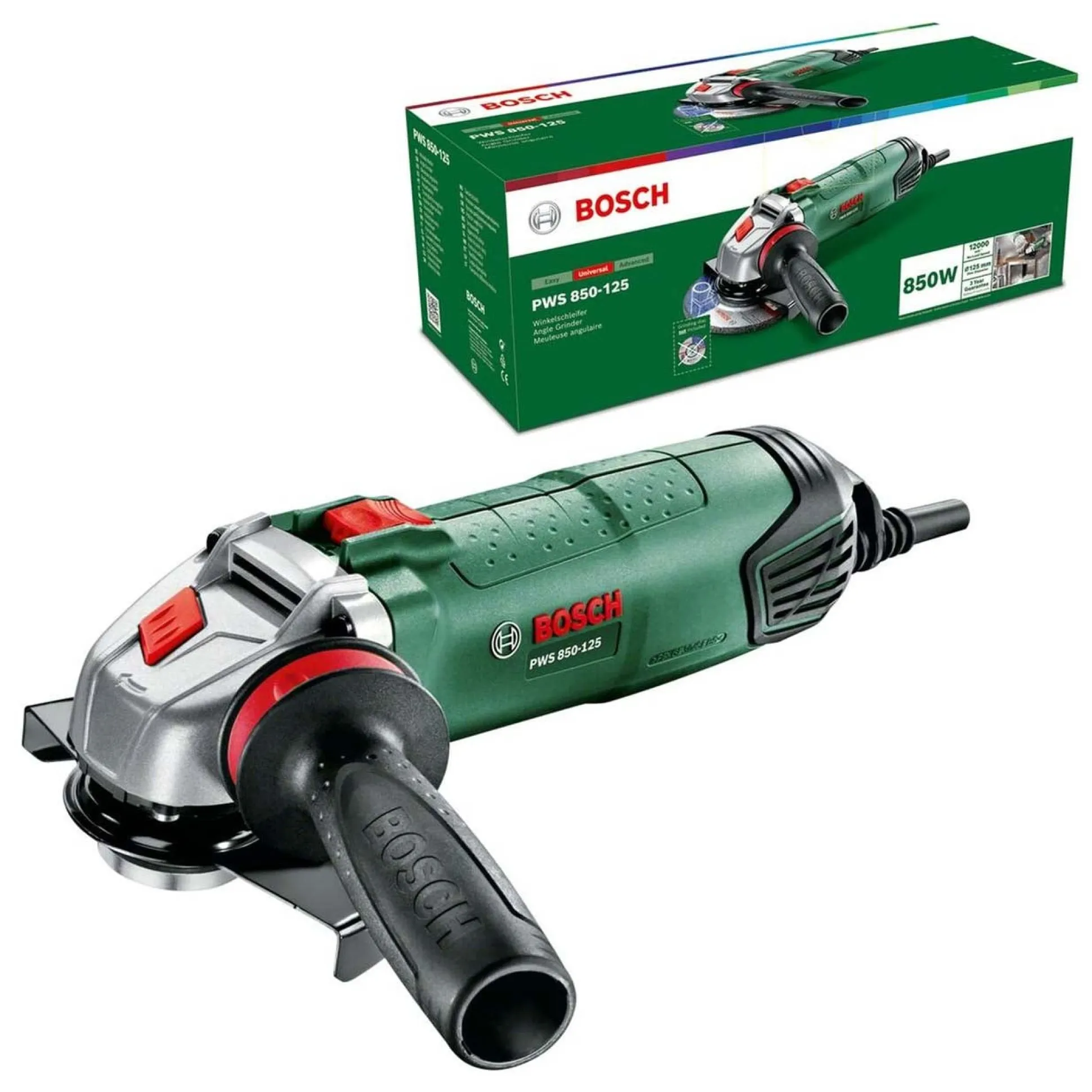 Haakse slijper PWS850-125 bosch