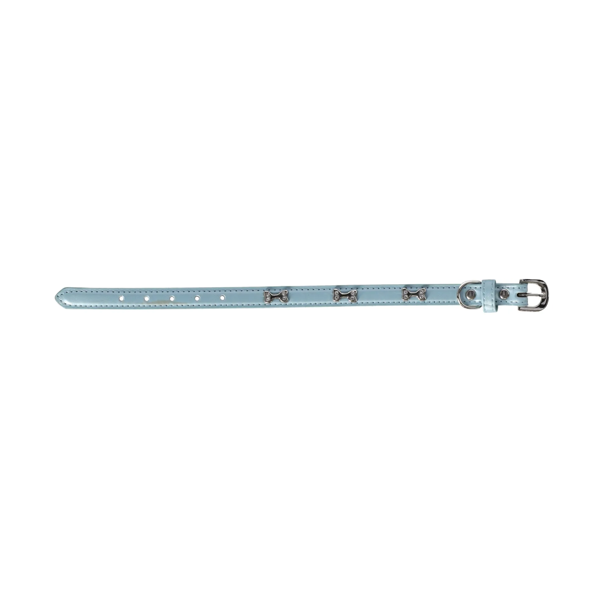 Halsband bot blauw 16mmx35cm