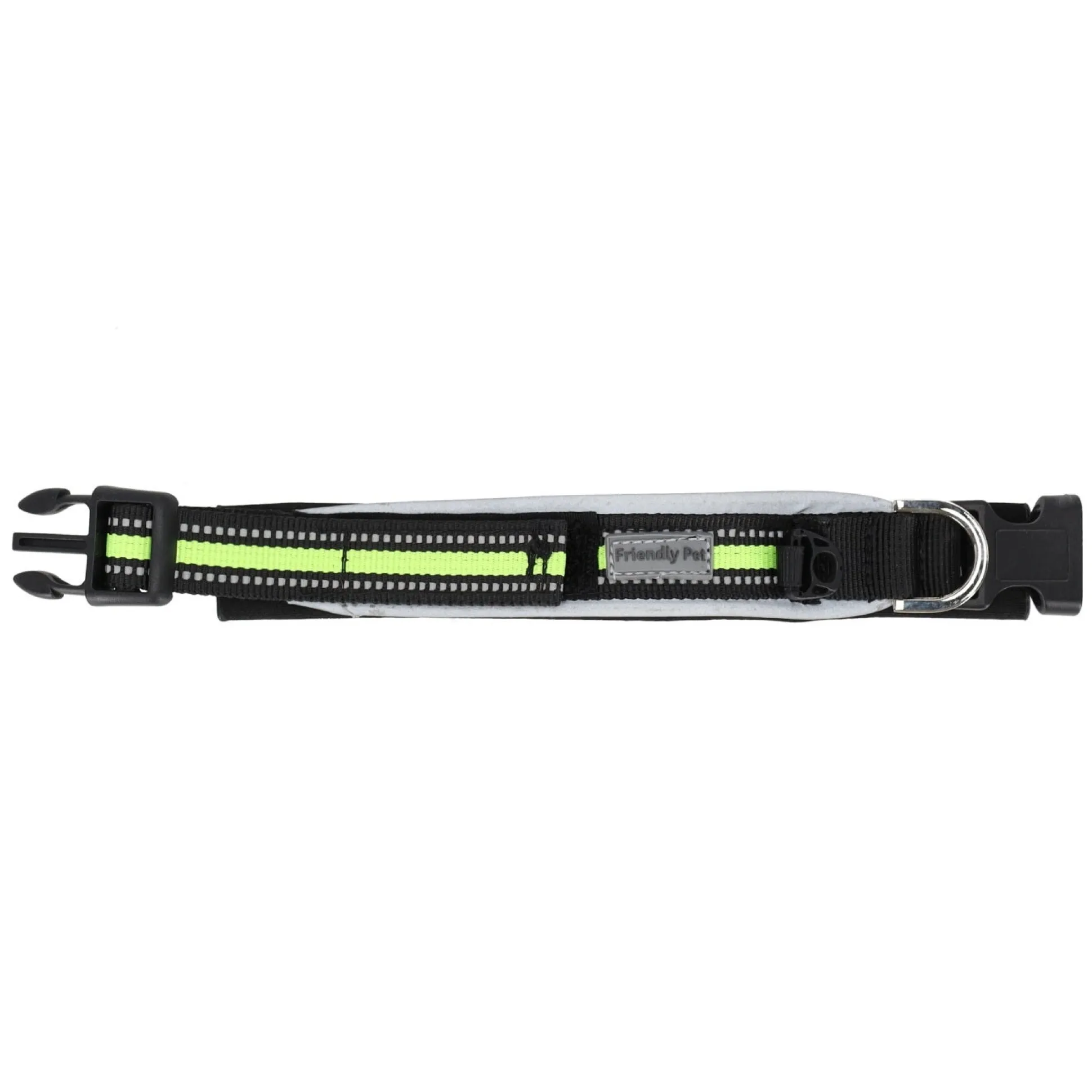 Halsband clip reflec 25mmx22-26cm