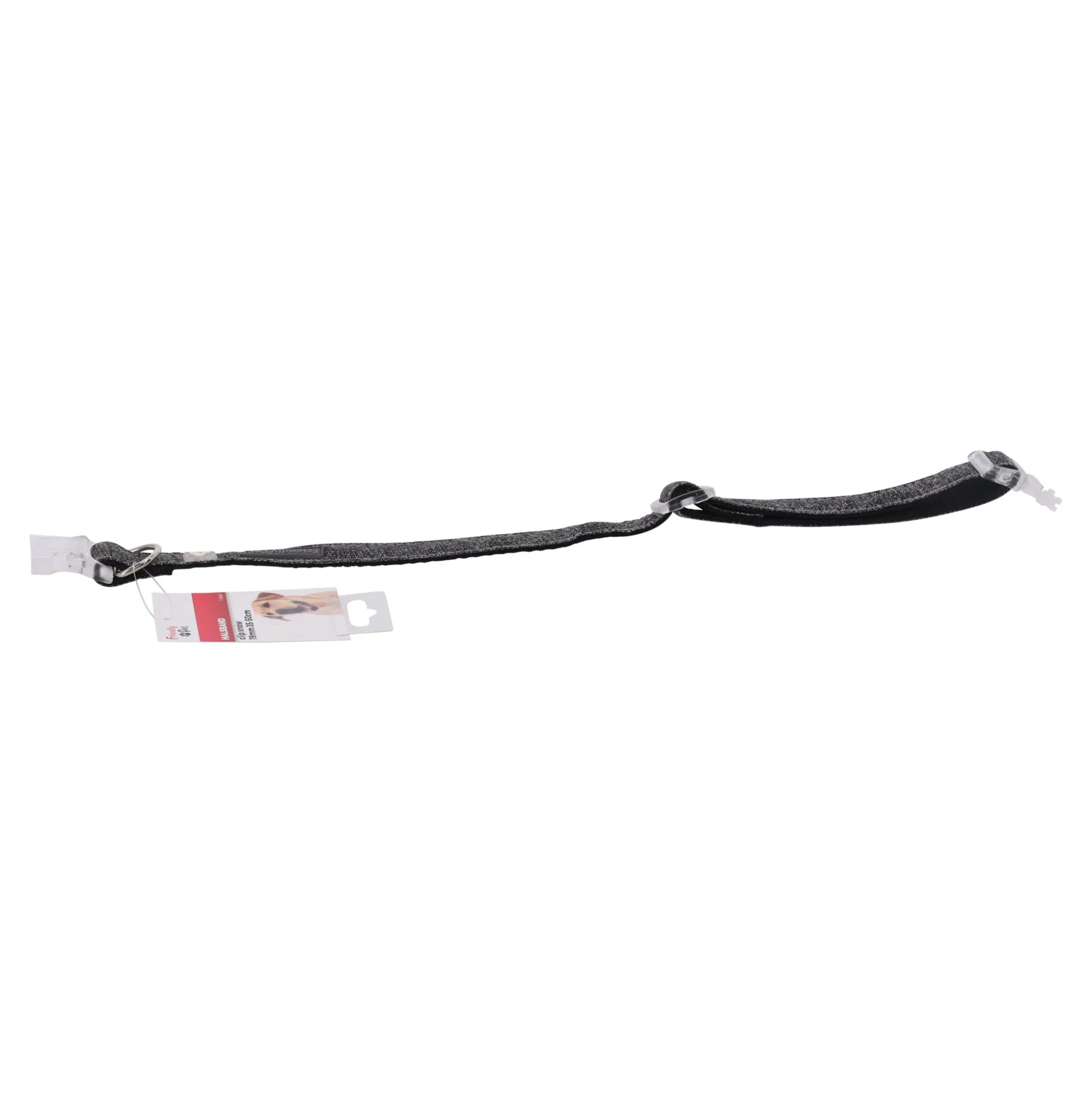 Halsband clip snow 15mm 30-45cm FP