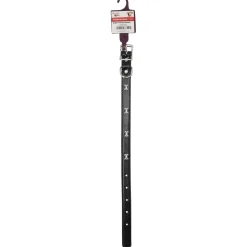 Halsband leder hond 40cm assorti
