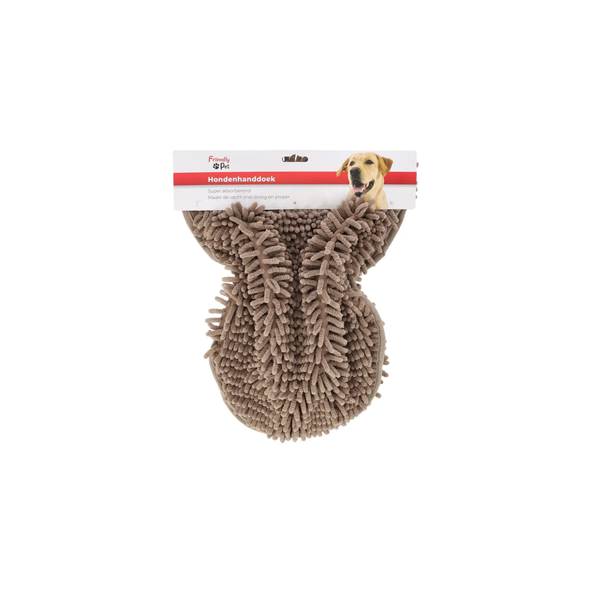 Handdoek absorb Pakka 80x40cm taupe FP