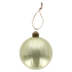 Hanger glas bal 10 cm groen