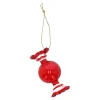 Hanger glas snoep rood