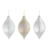 Hanger glas zilver goud 13cm