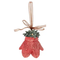 Hanger handschoen rood 9 cm