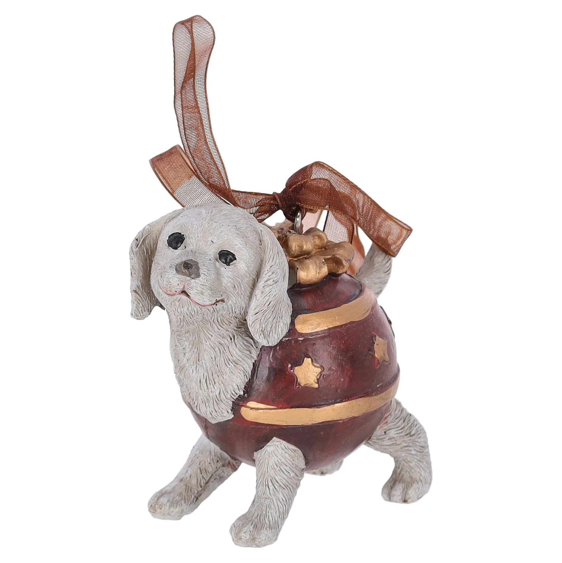 Hanger hond grijs 8 cm