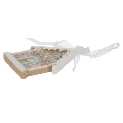 Hanger huis gingerbread 9 cm