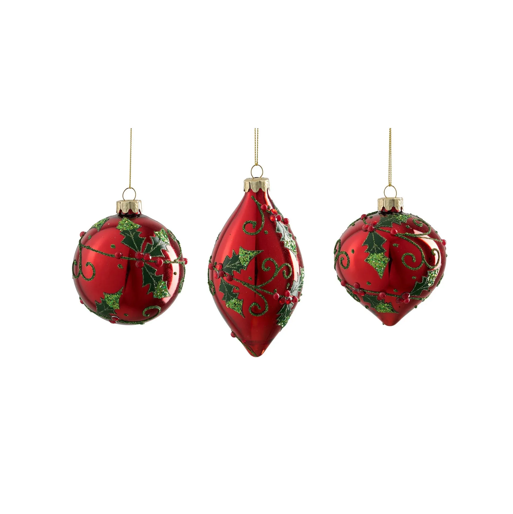 Hanger ornament rood 8 cm