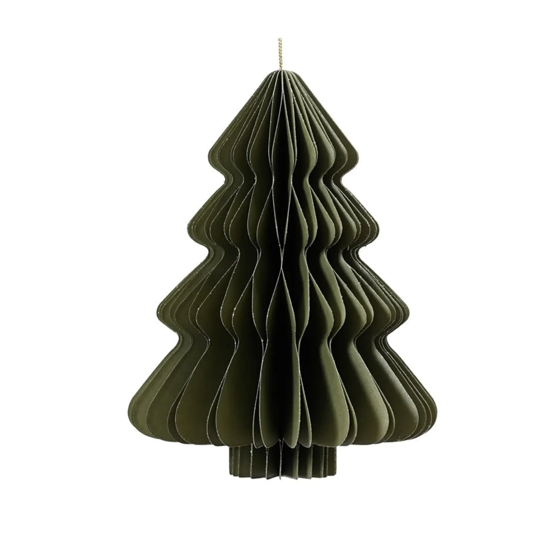 Hanger papier boom groen 15 cm