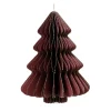 Hanger papier boom maroon 15 cm