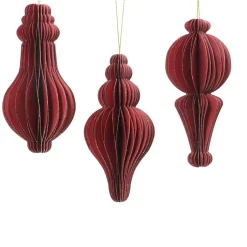 Hanger papier pegel rood 12 cm