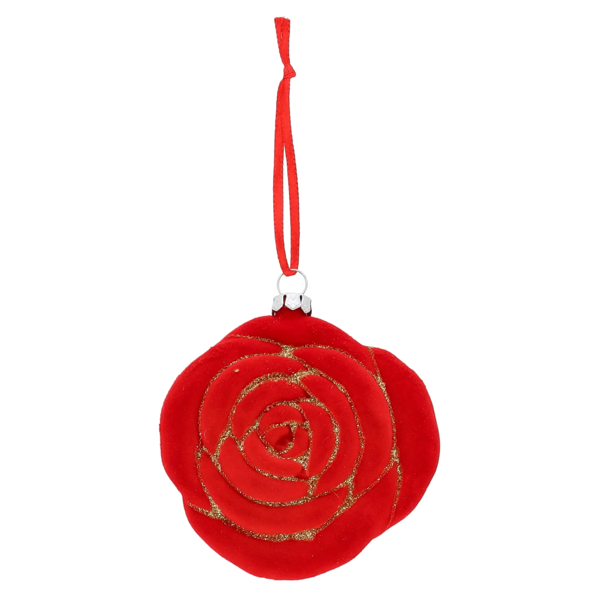 Hanger roos rood 9 x 8 cm
