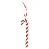 Hanger snoepstok rood wit 4 x 15 cm