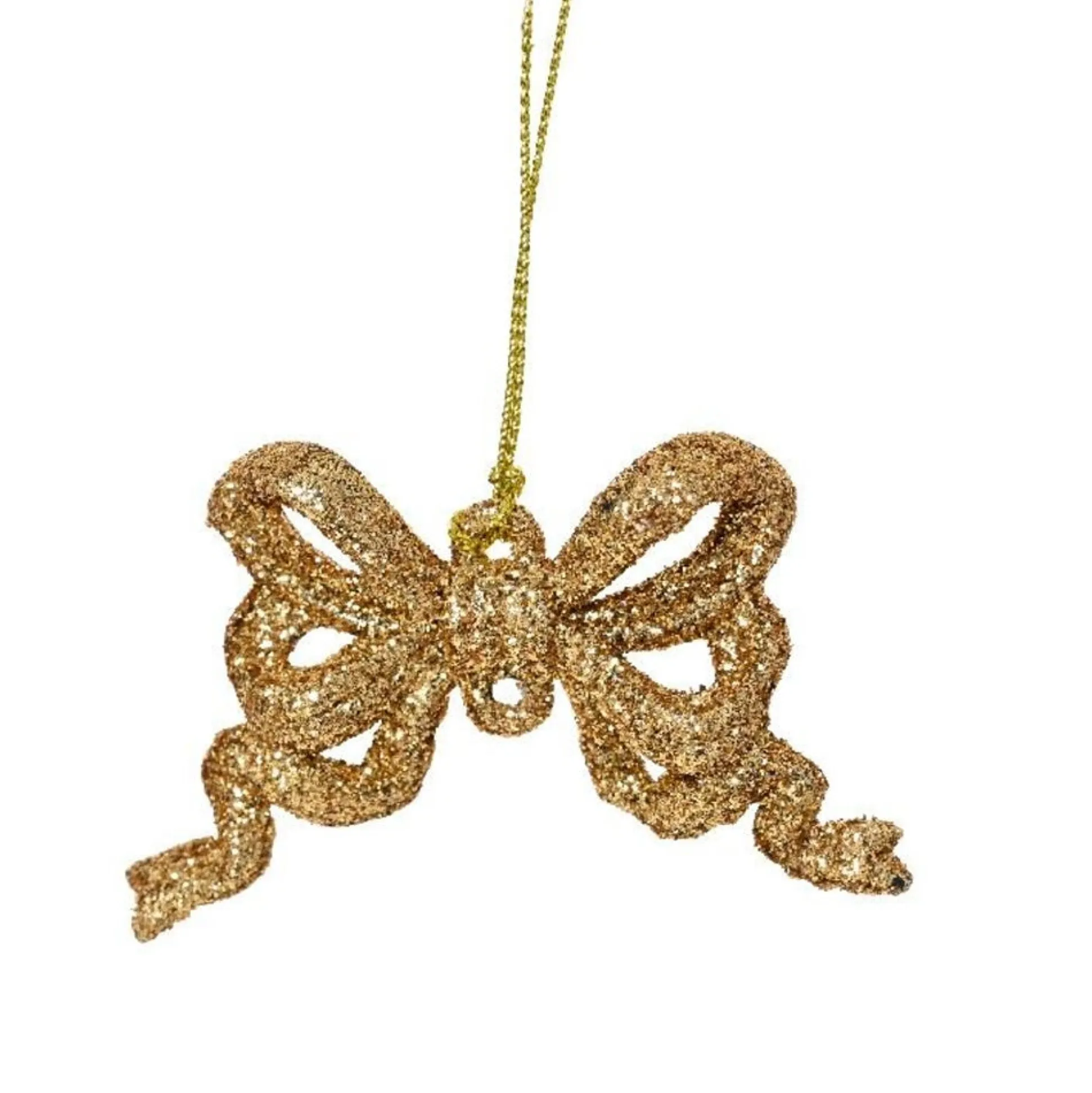 Hanger strik goud 6 cm