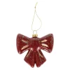 Hanger strik rood 9 x 8 cm