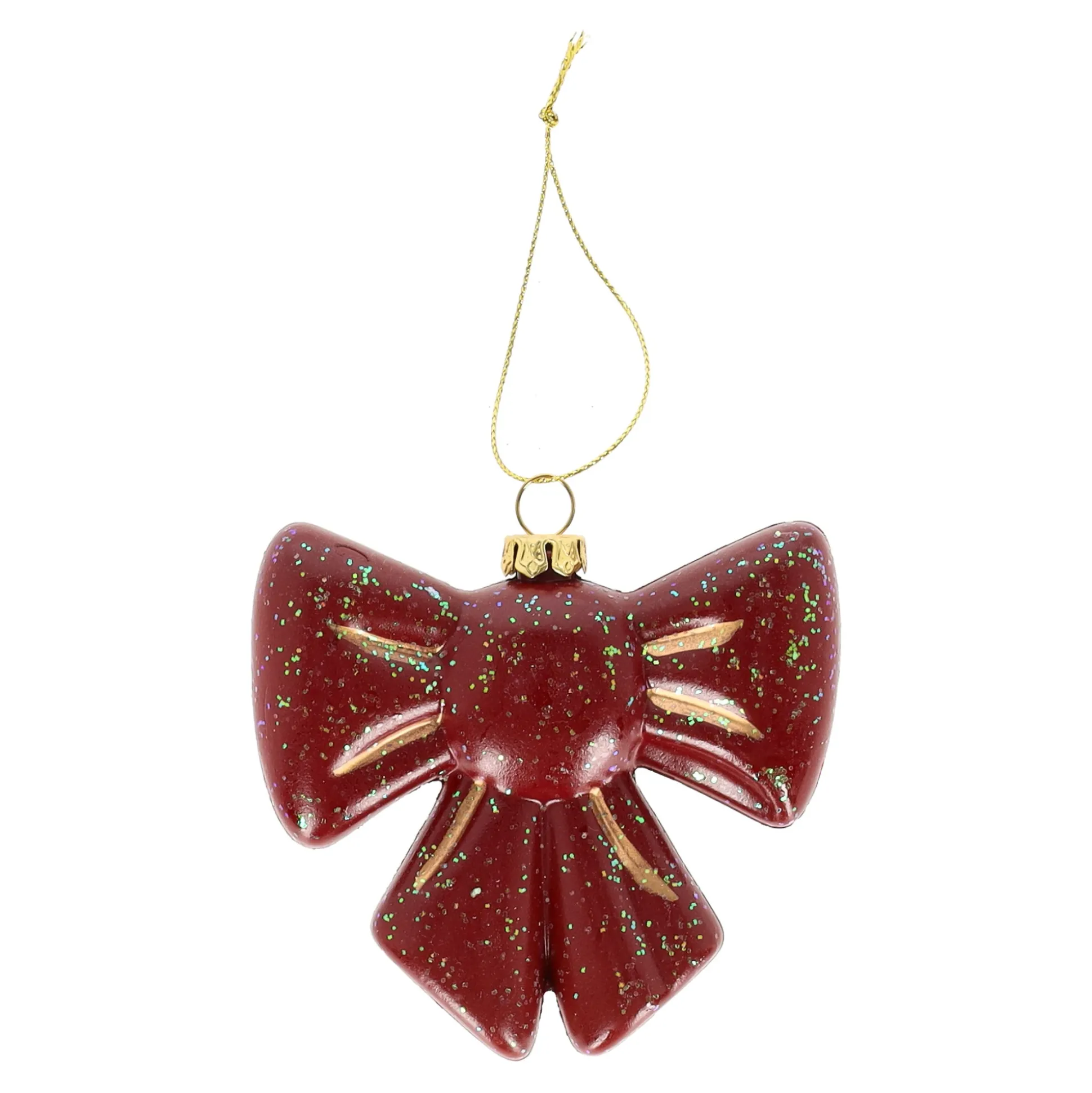 Hanger strik rood 9 x 8 cm