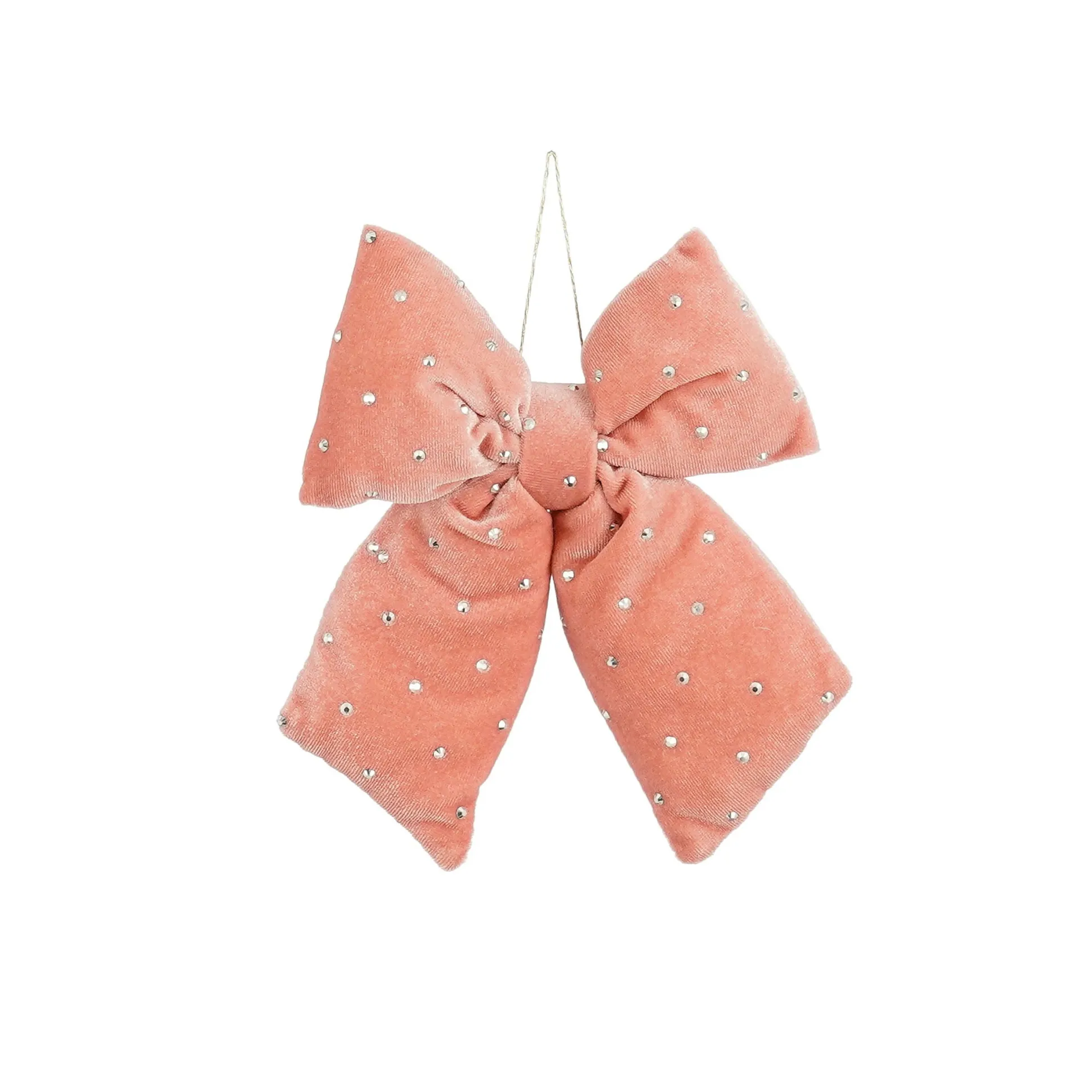 Hanger strik roze 15 x 17 cm