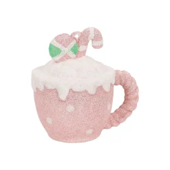 Hanger tas roze 9 x 10 cm