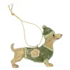 Hanger teckel groen 7 cm