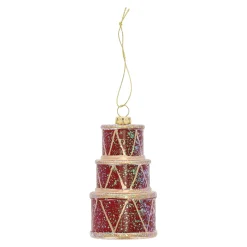 Hanger trommel rood 6 x 10 cm
