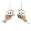 Hanger uil bruin 10 cm