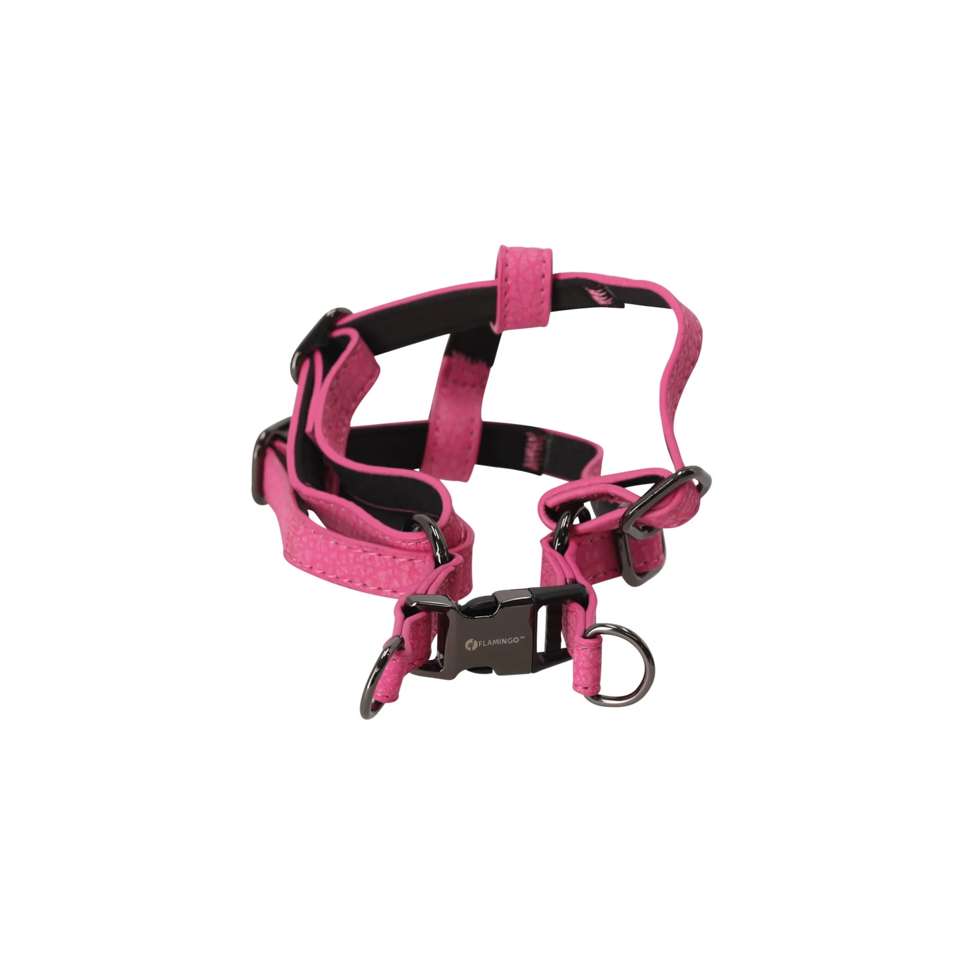 Harnas Step&go Leza roze M 45-65cm