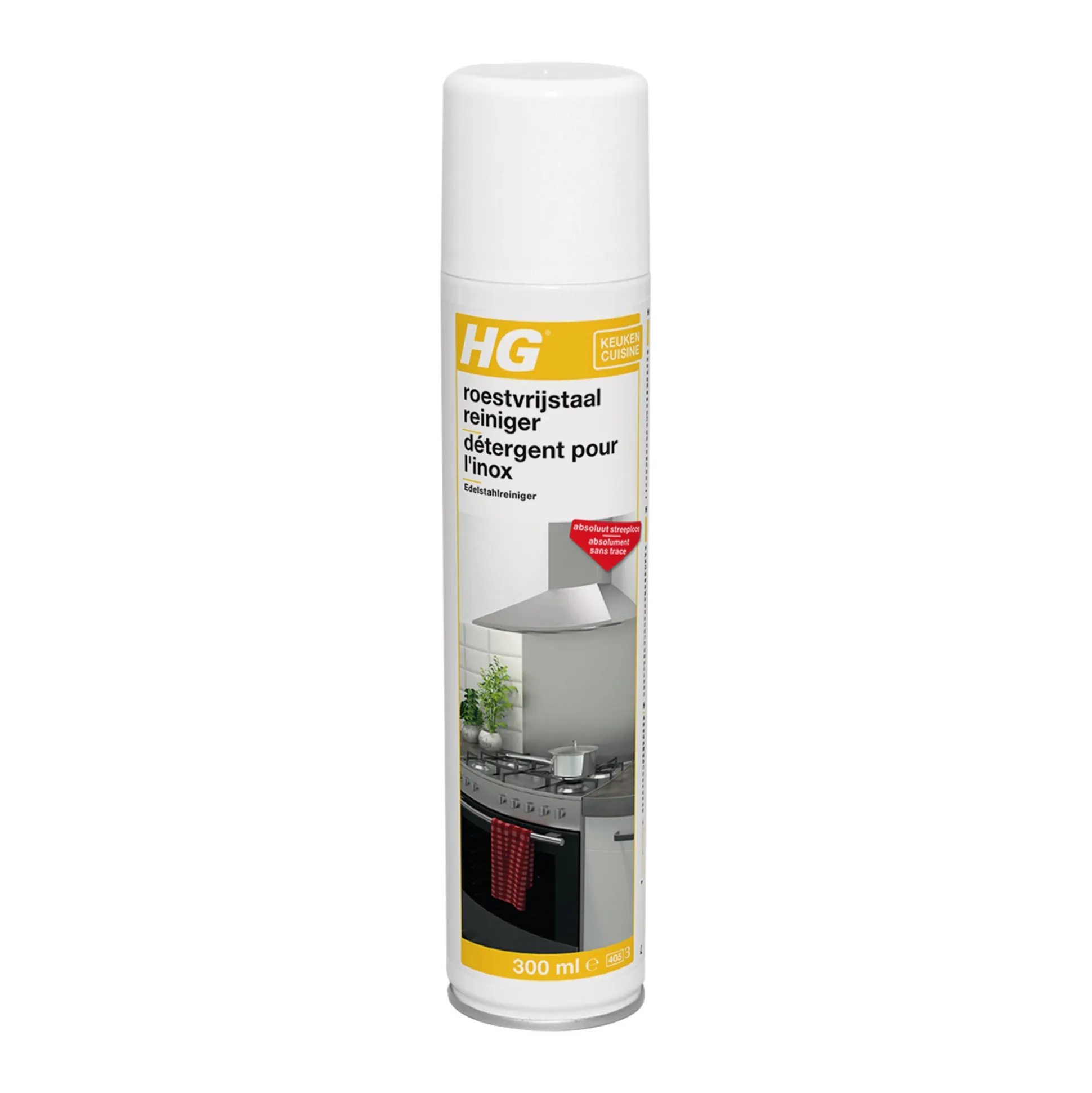 HG roestvrijstaal reiniger