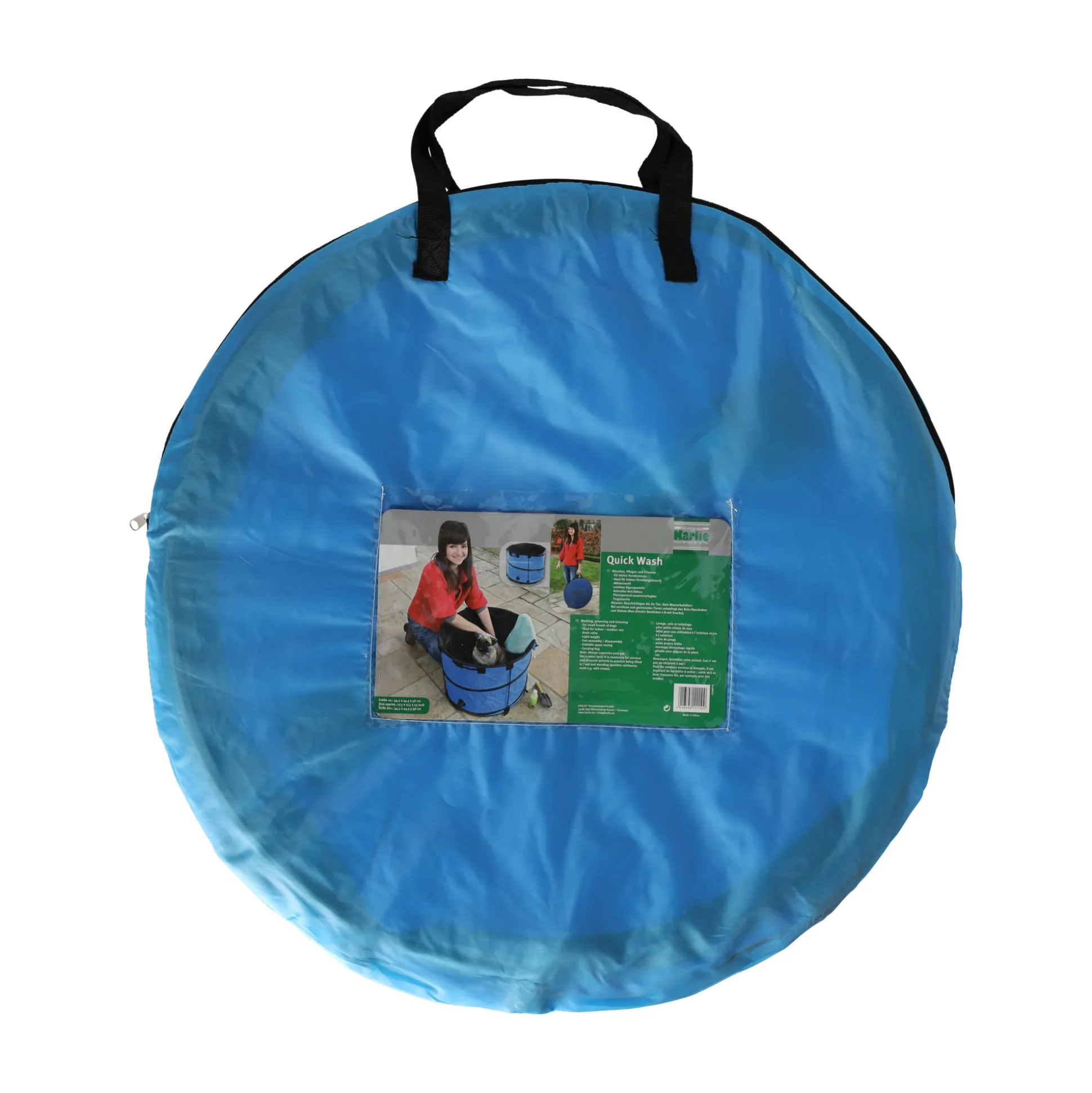 Hondendouche blauw
