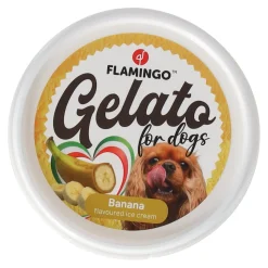 Hondenijs Gelato ananas/banaan/framboos