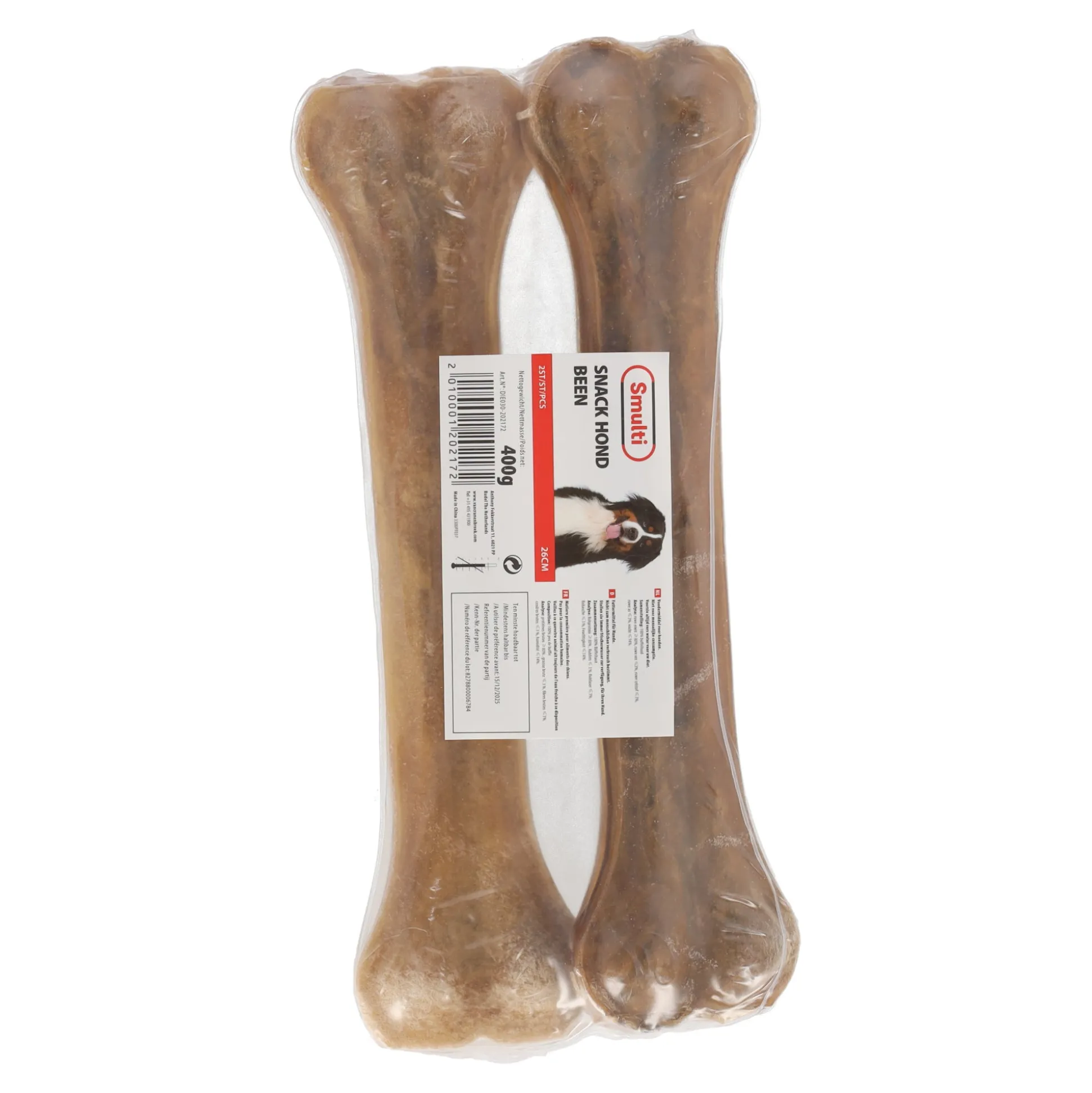 Hondensnack been 26cm 2st