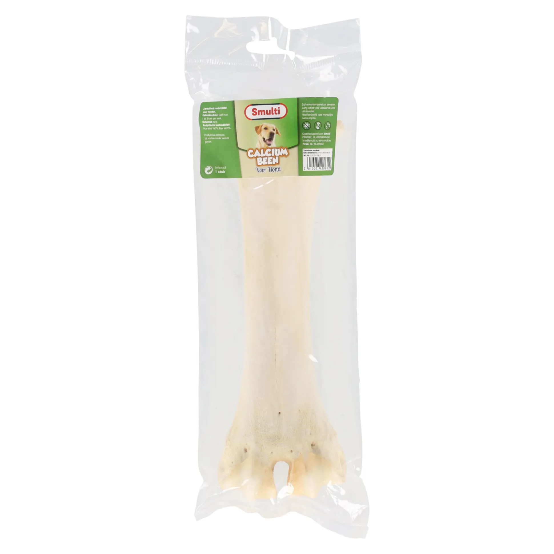 Hondensnack calcium been groot