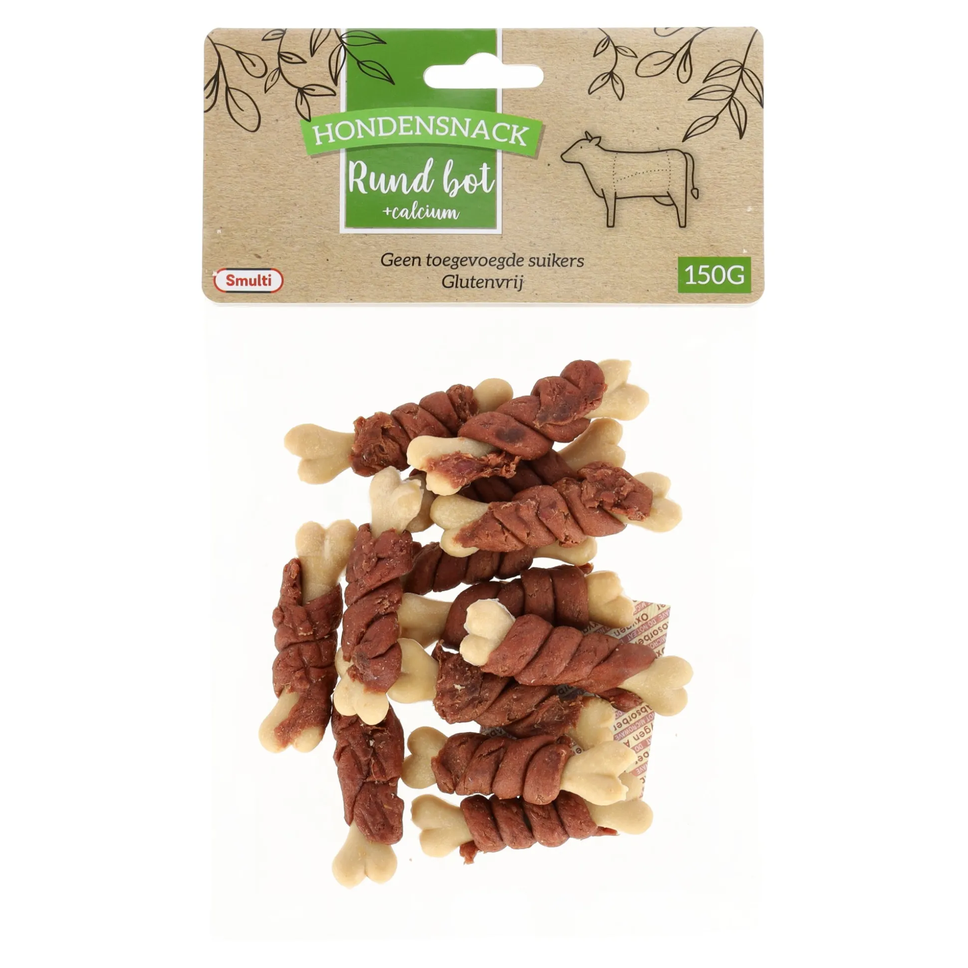 Hondensnack calcium bone beef 150G