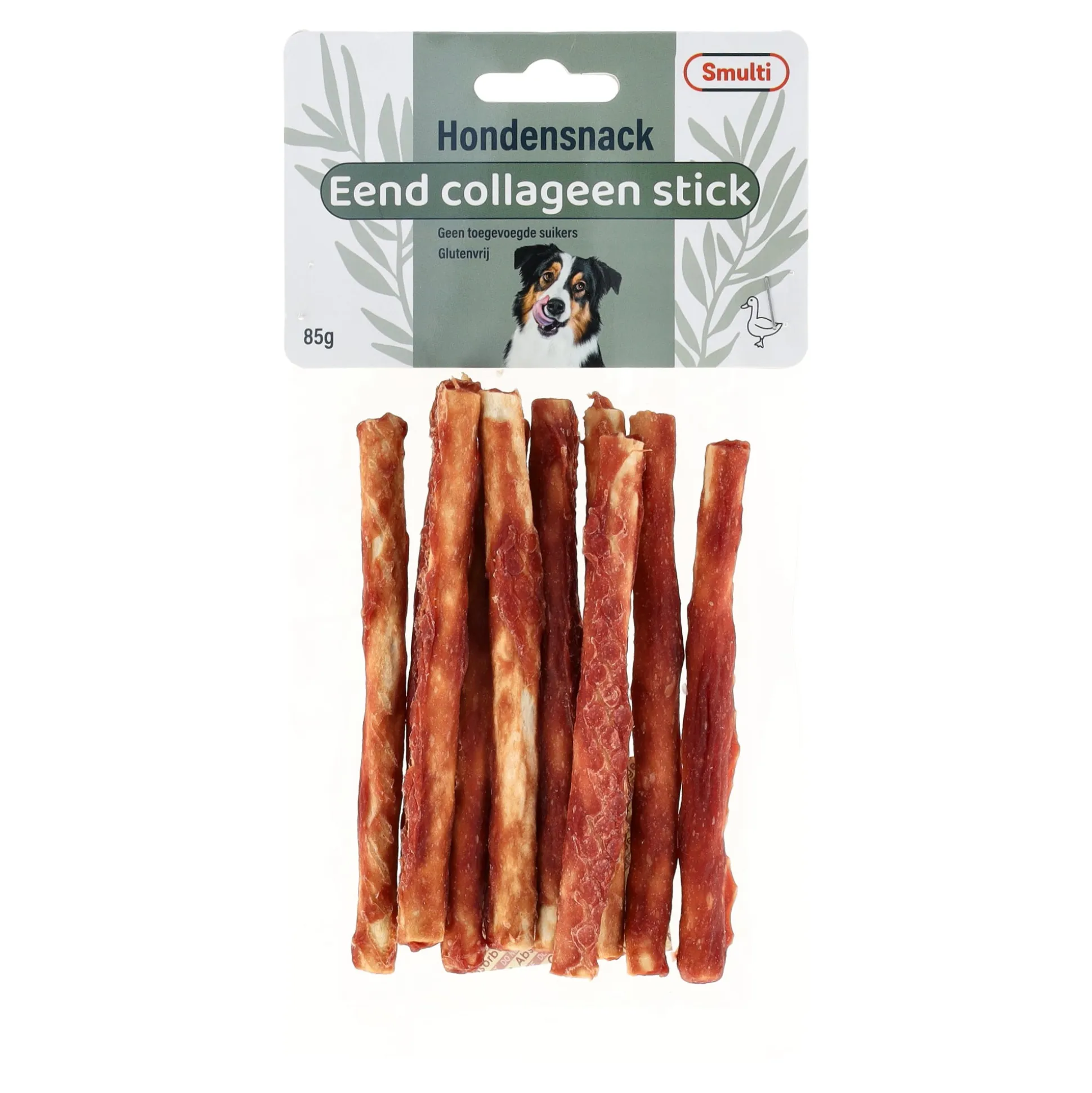 Hondensnack collageen eend stick 85g