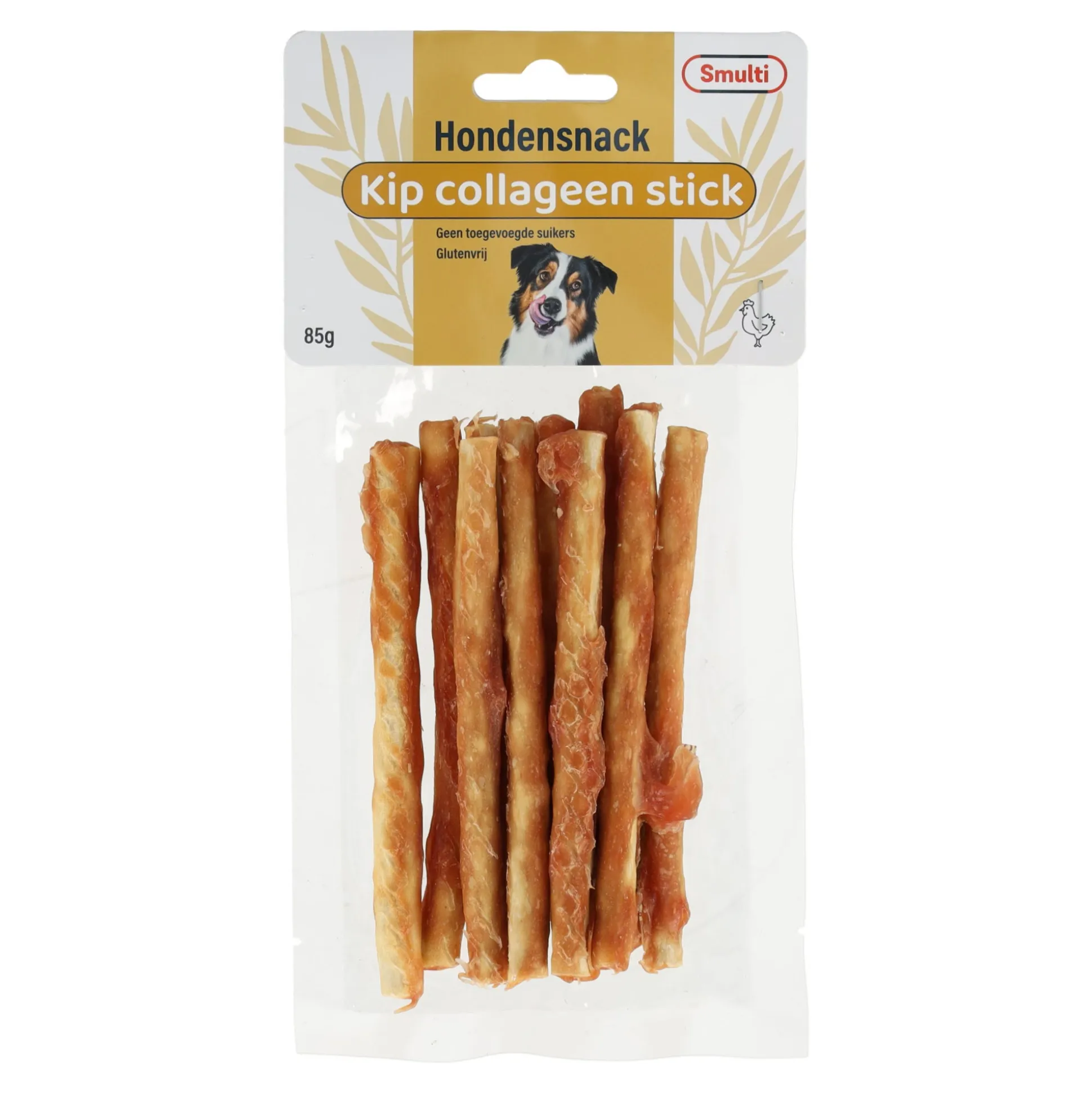 Hondensnack collageen kip stick 85g