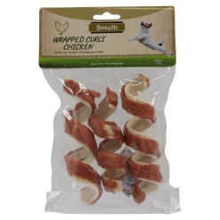Hondensnack curl kip 15cm 3st