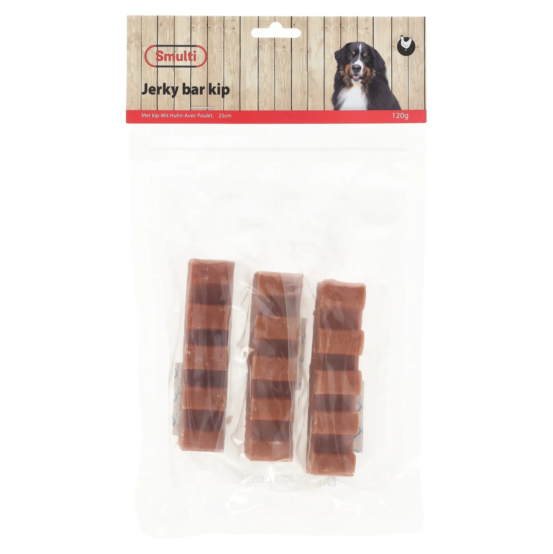 Hondensnack jerky bar kip 120 g