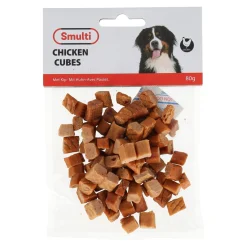 Hondensnack kip cubes 80G