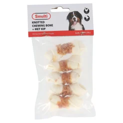 Hondensnack kip knoopbeen 5 cm 5st