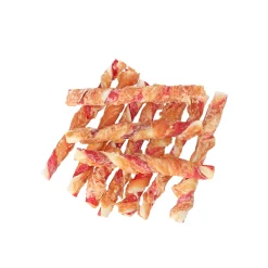 Hondensnack kip stick 12cm duo 10st