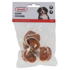 Hondensnack kip sushi 80G