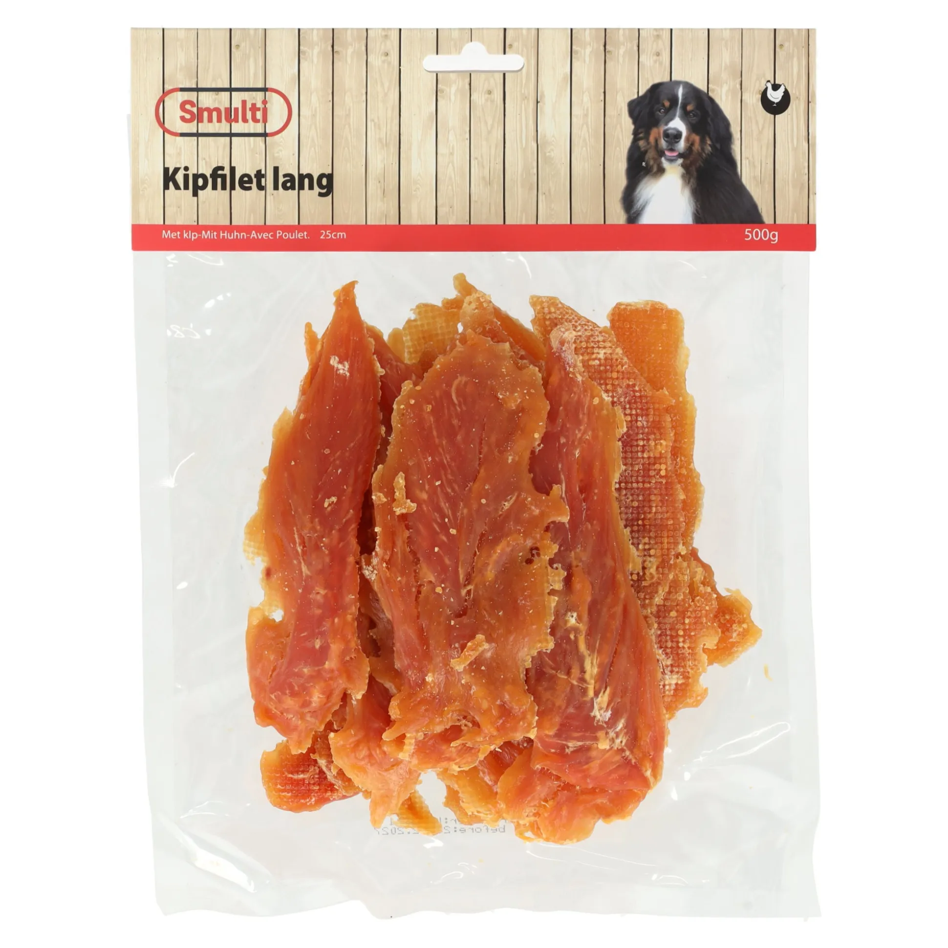 Hondensnack kipfilet lang 500g