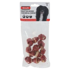 Hondensnack knoopbeen kip met kaas 6st S