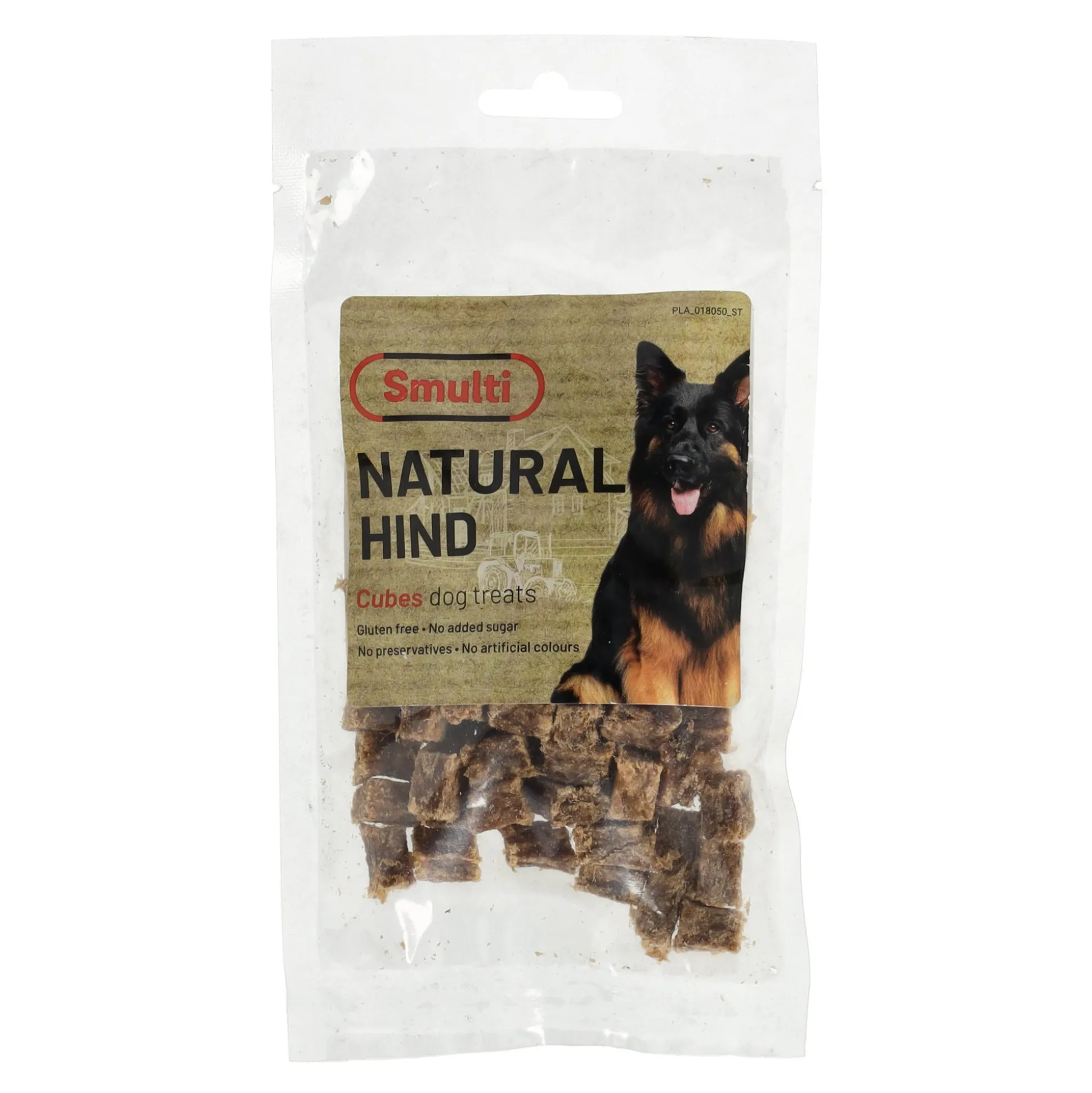 Hondensnack nature hinde blokjes 80g Smulti