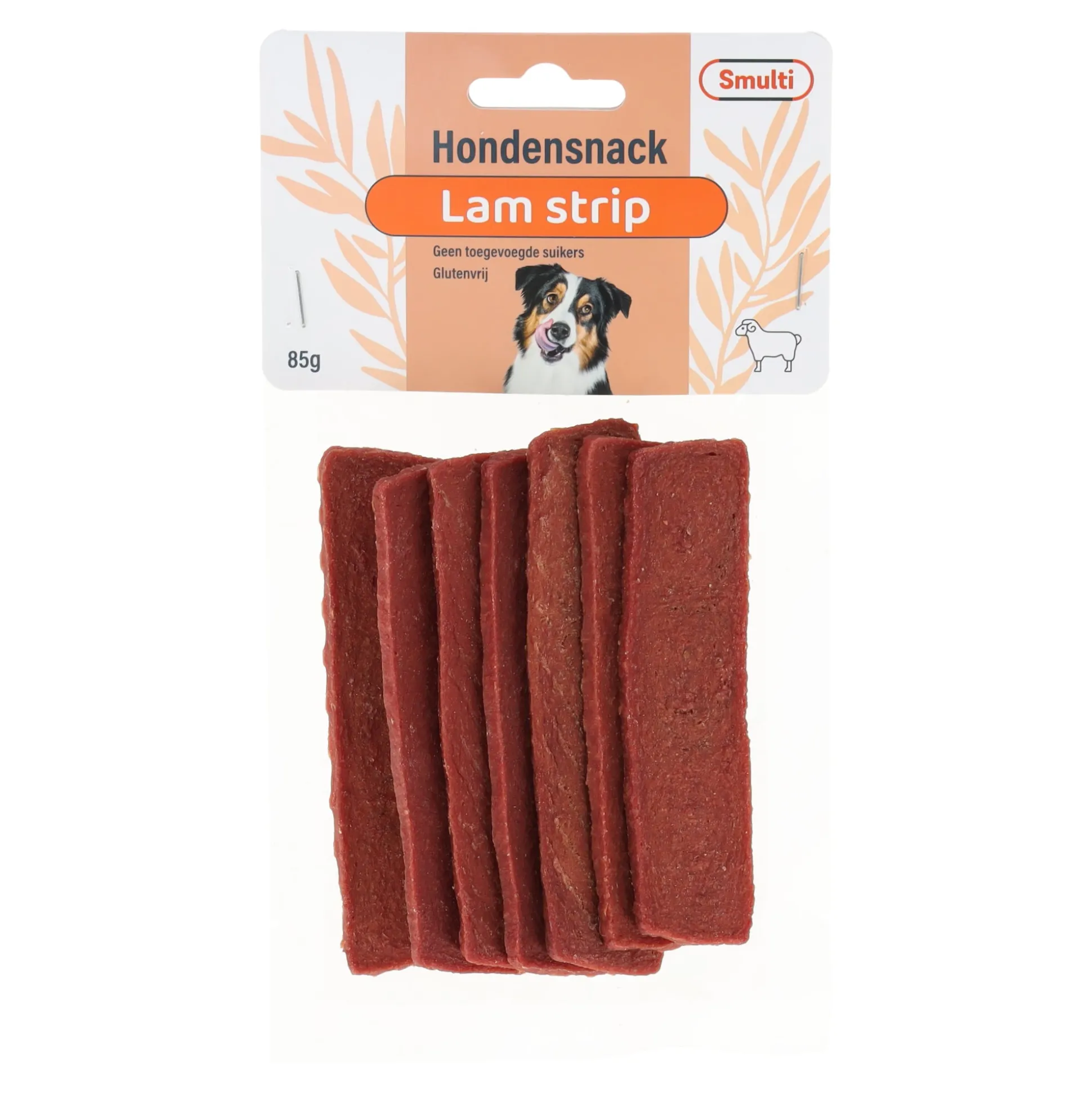 Hondensnack strip lam 85g