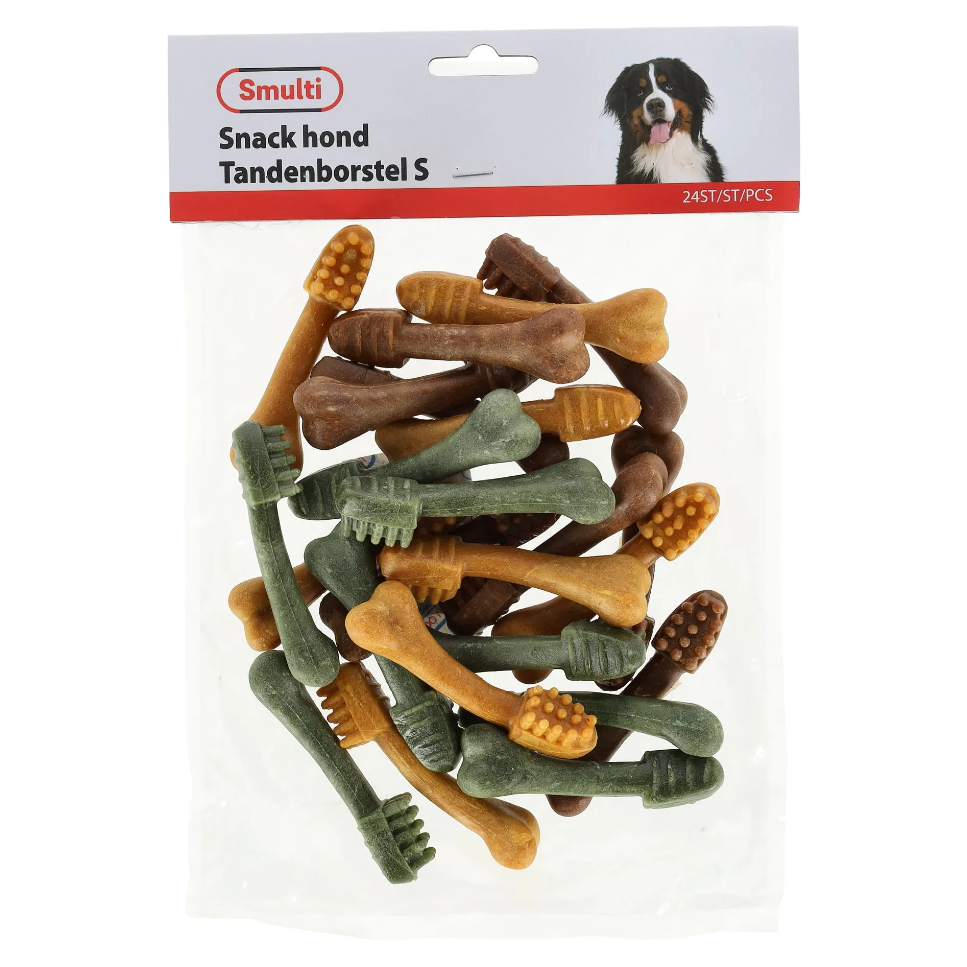 Hondensnack tandenborstel S 24st
